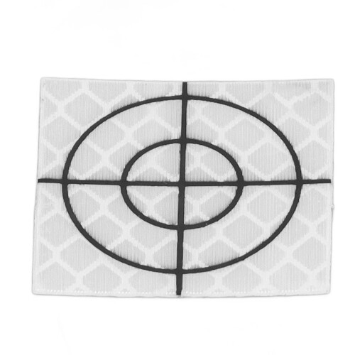 100 Stück selbstklebende reflektierende Harzplatten 3 x 3 cm 2