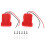 2x Dock Adattatore Batteria 18V M18 Rosso ABS Kit 2