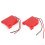 2x Dock Adattatore Batteria 18V M18 Rosso ABS Kit 14
