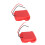 2x Dock Adattatore Batteria 18V M18 Rosso ABS Kit 13