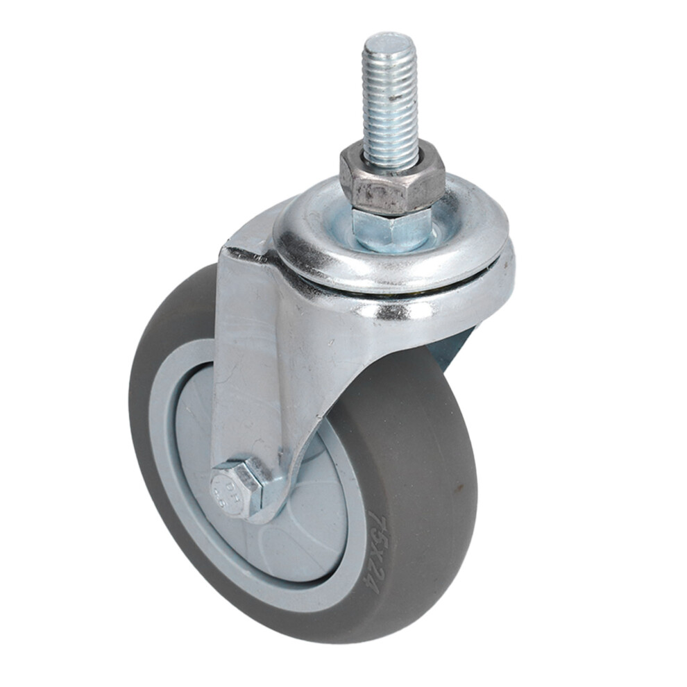Durable 3-Inch Pvc Casters For Shelves Smooth & Strong Load Capacity 4681340456458