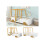 Kindbed - MUVOE - Auto bed - MDF en dennenhout - 90x200cm - Leuke design 4