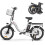 SameBike Bicicleta Elétrica Dobrável - SAMEBIKE - CY20-FT-WH - 250W - 20 Polegadas - Autonomia 60-110 km 1