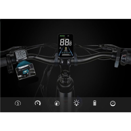 SameBike Electric bike - SAMEBIKE - RS-A01 Pro - 1000W motor - 36V 15Ah battery - Range 90 km 2