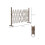 Barrera extensible - MUVOE - Aluminio - 35-300 cm - Marrón - H103,5 cm 3
