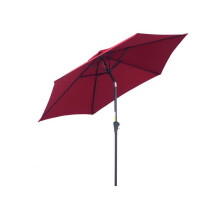 Marktzonnescherm - MUVOE - Ø 2,6 m - Aluminium - Polyester 180 g/m² - Weerbestendig