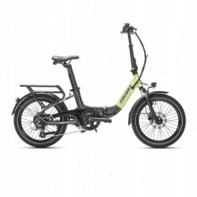 JOBOBIKE Ace - Elektrische fiets - Motor 250 W - Batterij 36 V 10 Ah - Opvouwbare elektrische fiets - Maximale snelheid 25 km/h - Geel