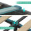 Lit de camping hydraulique - 90x200 cm - Lin gris - Éclairage LED 360 - Recharge USB Type-C 4
