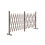Barrière à ciseaux - MUVOE - Extensible 52-405cm - Aluminium - Fer - Marron 1