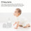 Weithals Slow Flow Set 180 ml klar 13,5 x 7,3 cm 10