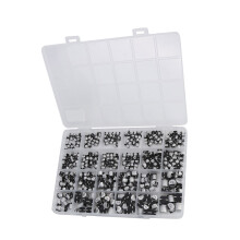 400Pcs SMD Aluminium Electrolytic Capacitors Kit 1uF–1000uF 6.3V–50V