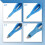100 pezzi di punte dell'ago per tatuaggio usa e getta blu 4,8x0,8 cm 7