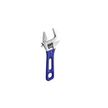 Stainless Steel Adjustable Wrench 5 Inch, Short Handle Adjustable Spanner, Non-Slip Pipe Wrench for Bathroom Use