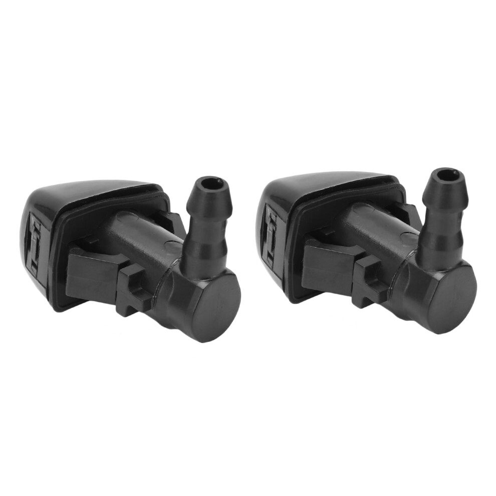 Abs Windshield Washer Nozzle Pair For Rio 2011Â2016 Oe 986303X900 Black 3741340460730
