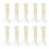 10 pezzi di esche in silicone luminose e dure per calamari, 7,5 cm 2