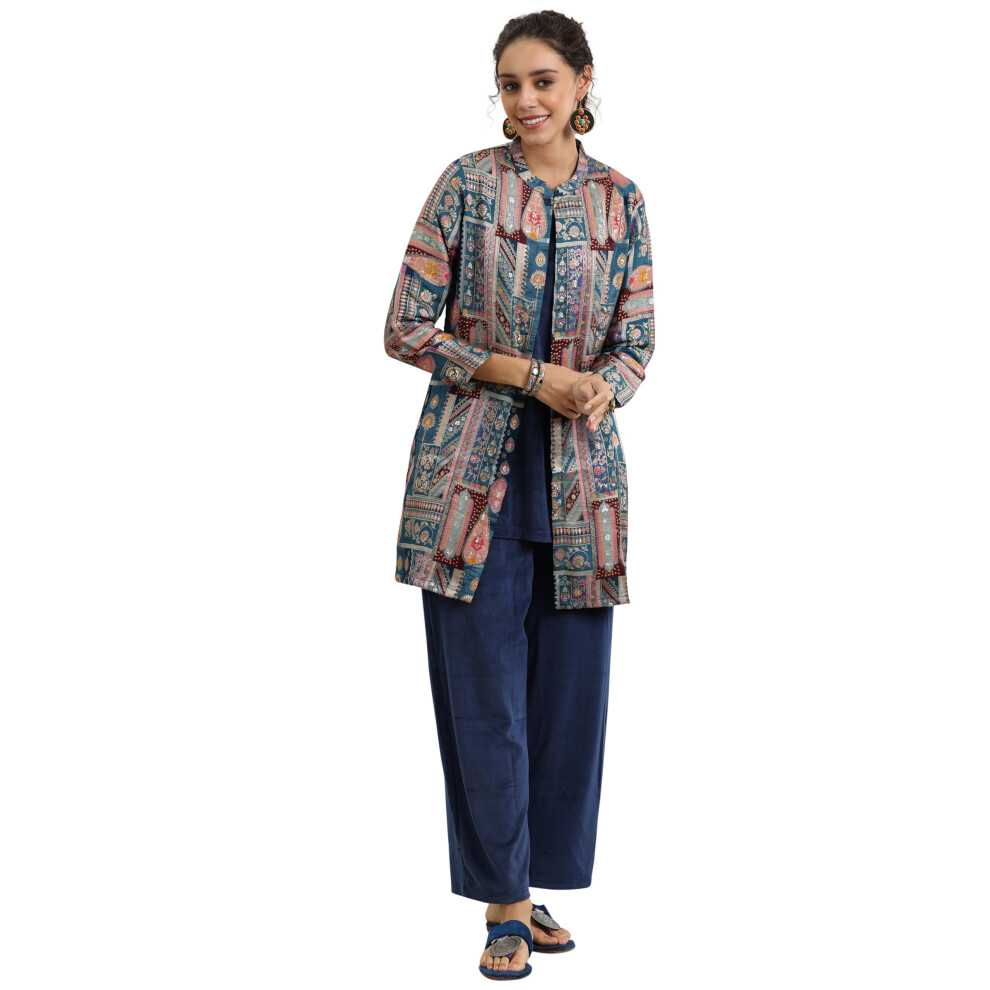 Ensemble en velours pour femme Libas (49033W_Bleu)