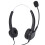 VH500D-3.5mm cuffie cablate binaurali per telefono nero 15
