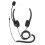 VH500D-3.5mm cuffie cablate binaurali per telefono nero 14