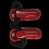 Taekwondo Foot Protector Artificial Foam Red Color Size Medium for Karate Sparring Training Gear 4
