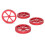 4 Pcs Aluminum Hand Twist Leveling Nut Spring Kit for 3D Printer Models 9