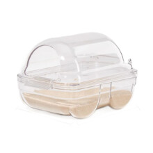 (s) Hamster Sand Bathroom Container For Gerbil Toys Container Small Animal