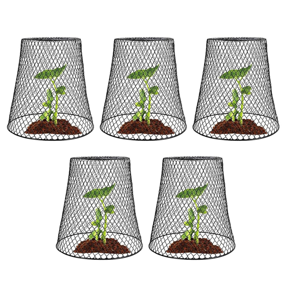 (A, 5PCS) 5pcs Metal Plants Cage Protector Garden Sturdy Plant Cages For Outdoor-image-OPC-PJKKQXF-NEW