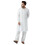 Sojanya (Από το 1958 Ανδρικό λευκό βαμβακερό σετ Kurta Pathani σε μέγεθος Xl 1