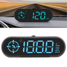 HUD universal para coche, velocímetro y odómetro de 7 colores