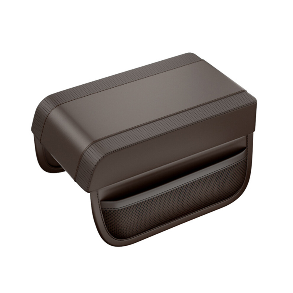 (brown) Soft Elbow Armrest Box With Convenient Side Pockets Car Keys Armrest-image-OPC-PJKKT5Z-NEW