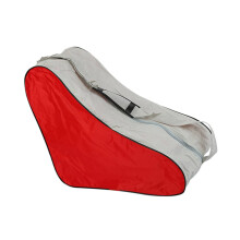 Roller Skate Bag for Ice Skating - Red Carrying Case with Adjustable Straps, Durable Material, and Spacious Design