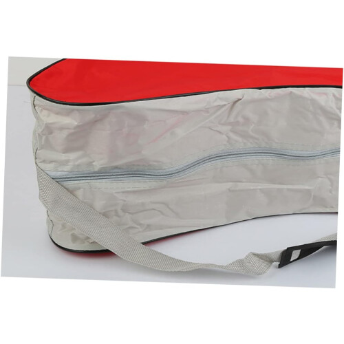Roller Skate Bag for Ice Skating - Red Carrying Case with Adjustable Straps, Durable Material, and Spacious Design 1