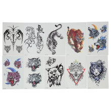 Vibrant Long Lasting Waterproof Temporary Fake Tattoo Stickers 10pcs