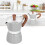 Cafetière moka octogonale argentée de 150 ml 15