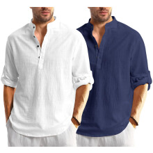 Pαnska koela Bellstone z bavlnenej zmesi, tandardnα velkost (Kurta1600_Combo_Biela a nαmornνcka modrα_XL)