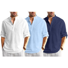 Pαnska koela Bellstone z bavlnenej zmesi, tandardnej velkosti (Kurta1600_Triple_White-Sky-Navy_XL)
