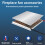Heat Powered Fireplace Stove Fan with Power Generation Sheet for Better Heating 4