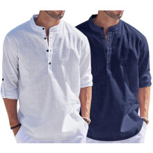 Pαnska koela Bellstone z bavlnenej zmesi, regular fit (Kurta1500_Combo_Biela a nαmornνcka modrα_2XL)