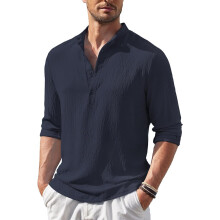 Pαnske kurta z polybavlny Bellstone s lemom (Kurta1602_Tmavomodrα_S)