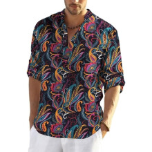 Pαnska polybavlnenα koela Bellstone Regular (Kurta1400_Cierna kvetinovα_L