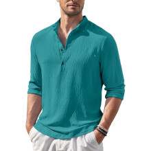 Pαnska polybavlnenα jednofarebnα kurta benιho strihu Bellstone (Kurta1602_Maroon_S_Rama)