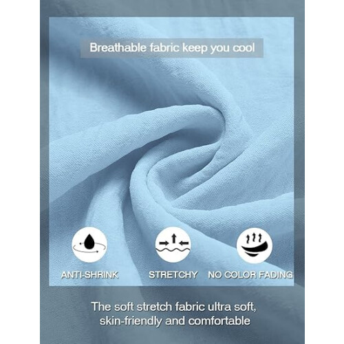 Pαnske kurta Bellstone z polybavlny, regular fit (Kurta1602_Sky Blue_M) 1