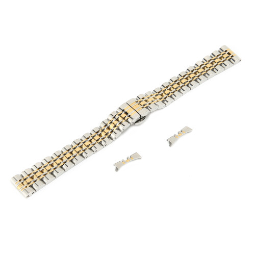 Adjustable 16mm Gold Watch Band Replacement Strap Accessory 1