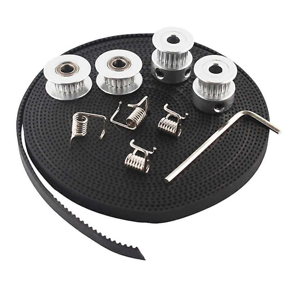 For 2x Pulley 20 Teeth Bore 5mm 6mm Timing