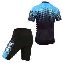 Men's Cycling Set Summer Short Jersey & Padded Shorts Lightweight Breathable