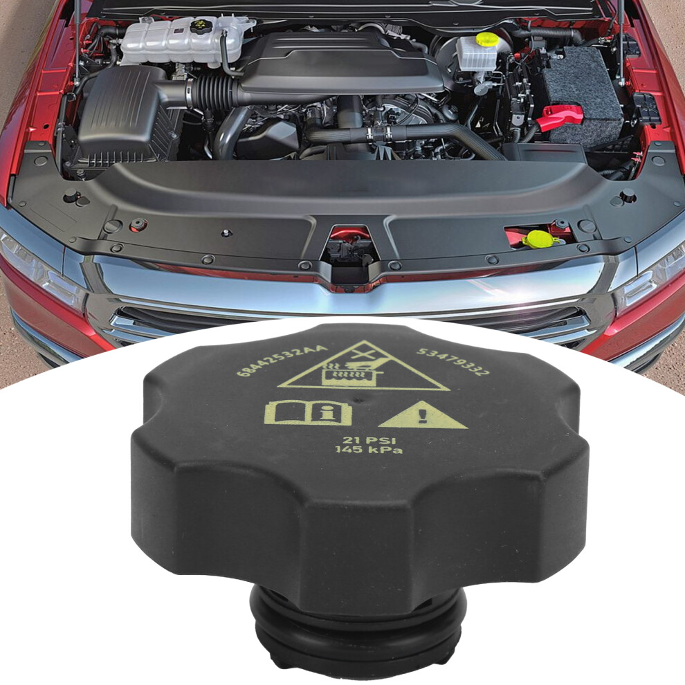 Engine Radiator Coolant Recovery Bottle Cap For 3.6L Chrysler/Dodge 2017-2020 7611340471721