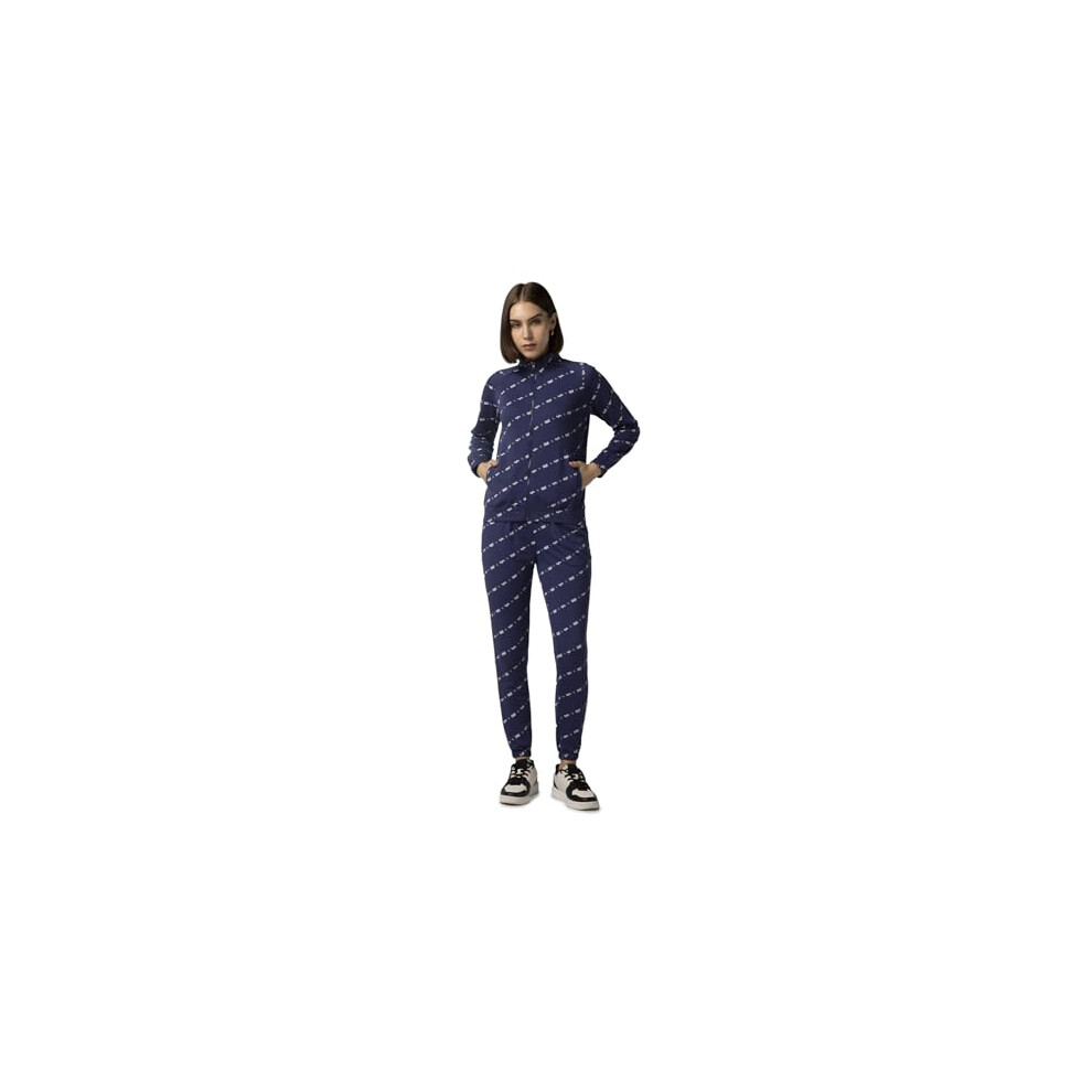 Ensemble veste et jogging FYLTR pour femme, col montant, fermeture ιclair intιgrale | Cordon de serrage contrastι | Poches utilitaires | Ourlet e