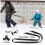 Ski Training Belt Ski Trainer for Ski and Snowboard Training - Black, Plastic Buckle, Adjustable Shoulder Straps 4