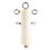 K-50MS Balun d'antenne 1:1 1,8-54 MHz ABS étanche 12