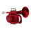 Mini Pocket Trumpet Bb Flat Brass Material Wind 7