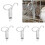 Effortless Pet Cage Door Security with 20PCS Spring Hooks 7.3x2.2cm 1